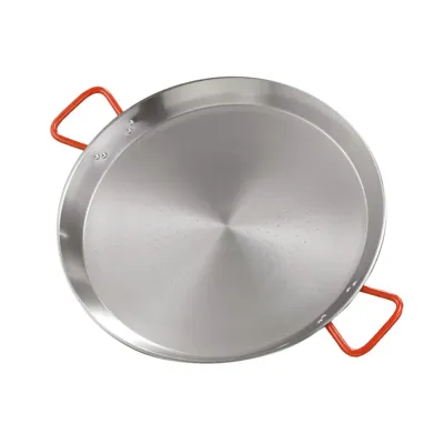 SET IBIZA PAELLERO MOD.600+ PAELLERA PULIDA 70CM+ JUEGO TRES PATAS 75006 GA