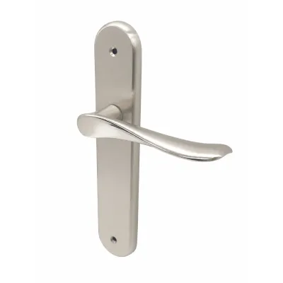 JUEGO MANIVELA C/PLACA 740/245x47mm CEPILLADO MATE-BRILLO BADENEN