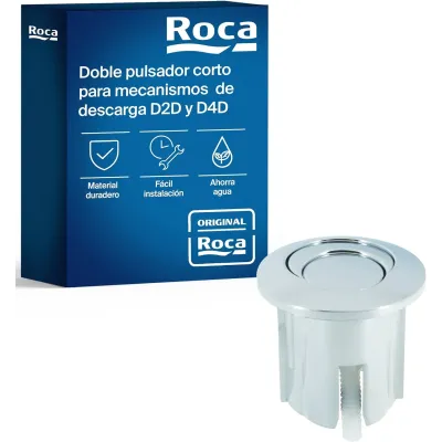 KIT DOBLE PULSADOR CORTO AH0001800R ROCA