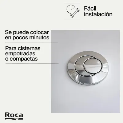 KIT DOBLE PULSADOR CORTO AH0001800R ROCA