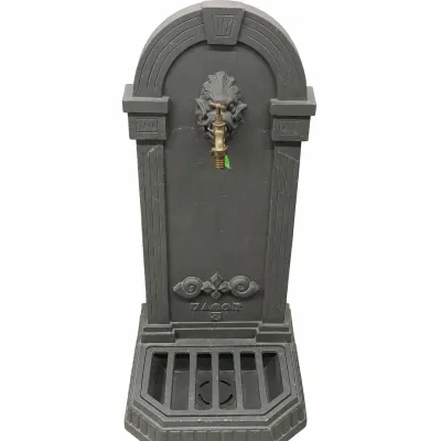FUENTE JARDIN 3000 ALUM.NEGRA MACOR