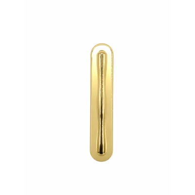 MANILLON PUERTA C/PLACA 553/245x48mm LATON BAÑO ORO BADENEN