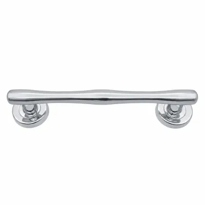 MANILLON PUERTA T.O. 073-240/252x50mm ZAMAK CROMO BRILLO BADENEN