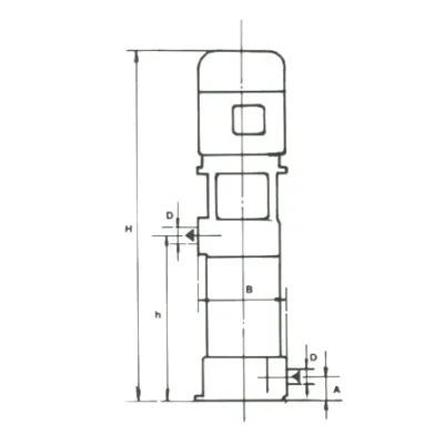 BOMBA VERTICAL VAT 127L-11 5.5Hp SACI