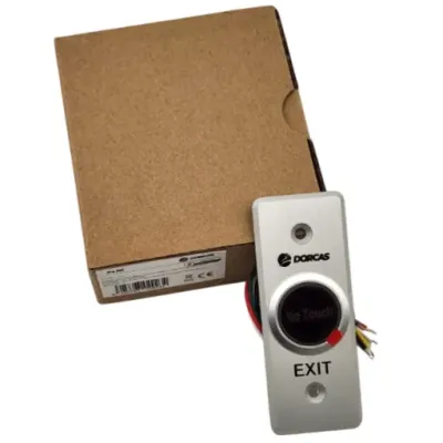 PULSADOR RECT.TOUCHLESS PL10/90X35X25MM 3A/36Vdc INOX DORCAS 