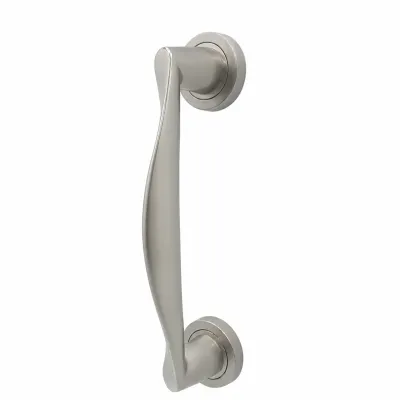 MANILLON PUERTA 063-200/250x48mm ZAMAK CEPILLADO MATE BRILLO