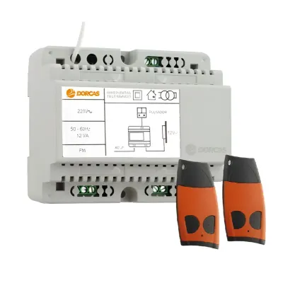 KIT MANDO A DISTANCIA 1 RECEPTOR + 2 EMISORES/K-4 DORCAS