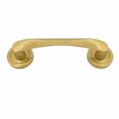 MANILLON PUERTA 053-150/200x50mm LATON MATE BRILLO BADENEN