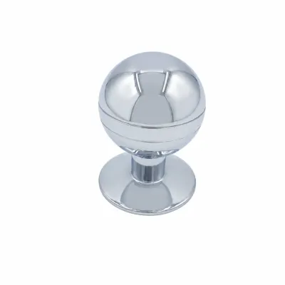 POMO PUERTA 506/65mm ZAMAK CROMO BRILLO BADENEN