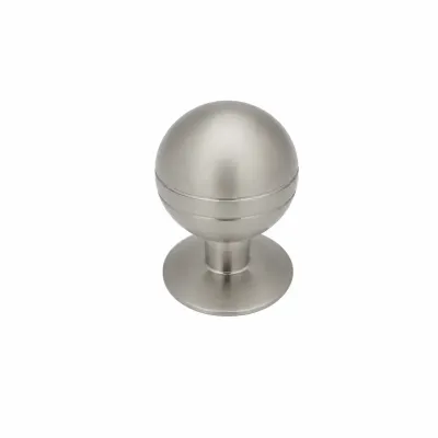 POMO PUERTA 506/65mm PLATINO CEPILLADO BADENEN