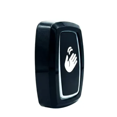 PULSADOR TOUCHLESS INALAMBRICO PL7 SUPERF.NEGRO DORCAS