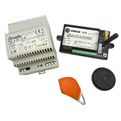 KIT CONTROL ACCESOS K20 TARJETA/LLAVERO DORCAS