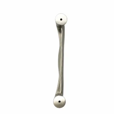 MANILLON PUERTA 063-250/285x35mm ZAMAK CEPILLADO MATE BRILLO BADENEN