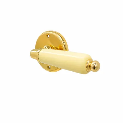 JUEGO MANIVELA 20-3/73mm LATON PULIDO BRILLO BARI