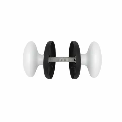 JUEGO POMO 714/66mm PORCELANA BLANCA MANIGRIP