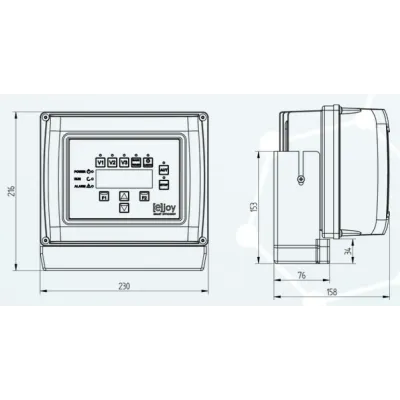 VARIADOR VELOCIDAD [e]JOY MM9 230Vca + SOPORTE PARED SACI