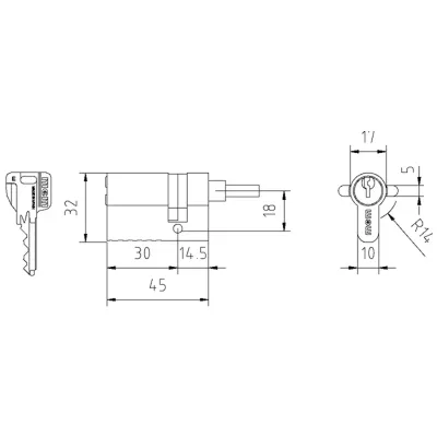 BOMBILLO REF.542 PARA POMO 1561-30 MCM