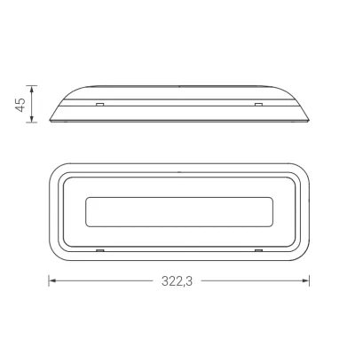 LUZ EMERGENCIA LED DUNNA D-150L 140 Lumen NORMALUX