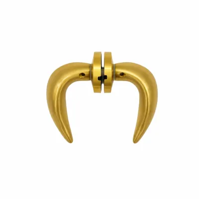 JUEGO MANILLAS C/ROSETA 3131/50mm LATON ORO SATINADO MANDELLI