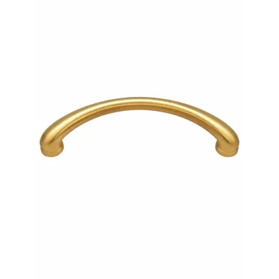 MANILLON PUERTA 495/250x30mm LATON ORO SATINADO MANDELLI