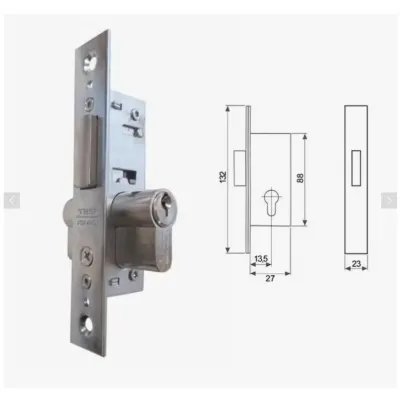 CERRADURA 2201/15/HZ C/CILINDRO TESA