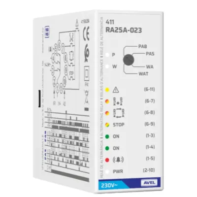 RELE ALTERNANCIA 411 RA25A-023 230Vca AVEL