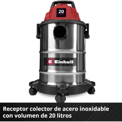 ASPIRADOR SECO-HUMEDO INOX TC-VC 2045 S 2347410 EINHELL