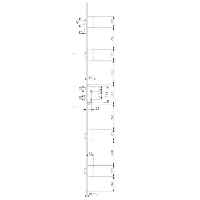 CERRADURA SEGURIDAD TLPN366CE AE T60/60 TESA