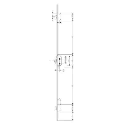 CERRADURA TLB3566LC AC C.LARGO T60-60  TESA