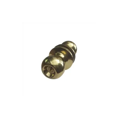 POMO PUERTA 290060LP LATON PULIDO CON LLAVE DORADO TESA