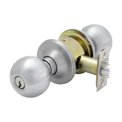 POMO PUERTA 290260CM CROMO MATE CON LLAVE TESA