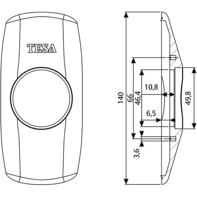 ESCUDO PROTECTOR ANTITALADRO E800 LPD TESA