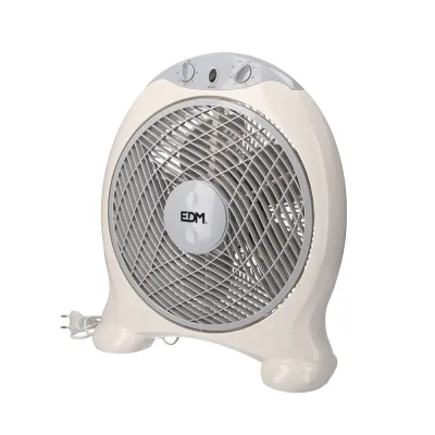 VENTILADOR BOX FAN 33951/45W BLANCO/GRIS EDM
