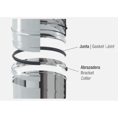 JUNTA SILICONA TUBOS 150MM 5003952 ROS 