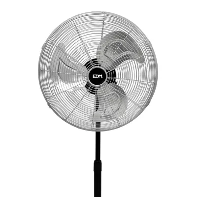 VENTILADOR PIE INDUSTRIAL 33528/80W/50CM NEGRO/CROMADO EDM 