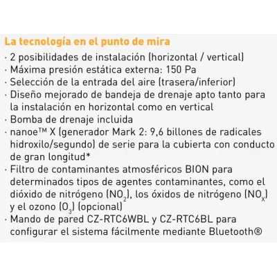 AIRE ACONDICIONADO CONDUCTOS ELITE KIT- 71PF3ZH45-6W PACI NX PANASONIC