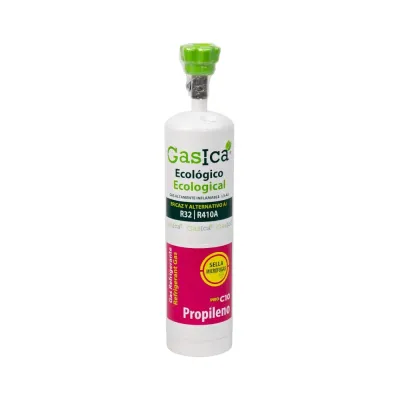 GAS ECOLOGICO REFRIGERANTE PROPILENO PRO-C10 SUSTIT R32 R410A 400GR GASICA