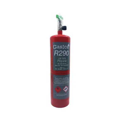 GAS ECOLOGICO REFRIGERANTE PROPANO SUSTITUTO R290 400GR GASICA