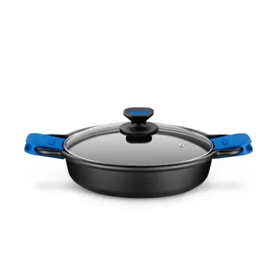CACEROLA BAJA SOLID PRO C/ASAS Y TAPA 32CM M360532 MONIX