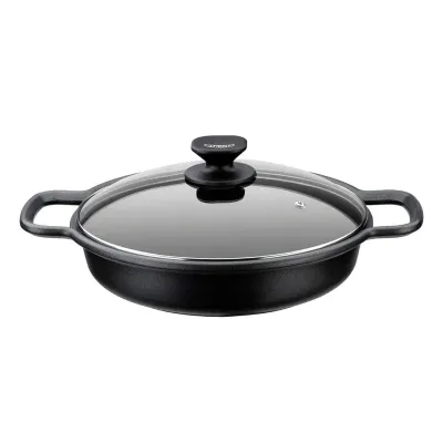 CACEROLA BAJA SOLID PRO C/ASAS Y TAPA 32CM M360532 MONIX