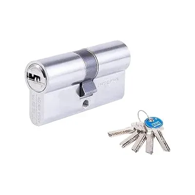 CILINDRO SEGURIDAD T60 30X60 5 LLAVES R13 LEVA CORTA NIQUEL TESA