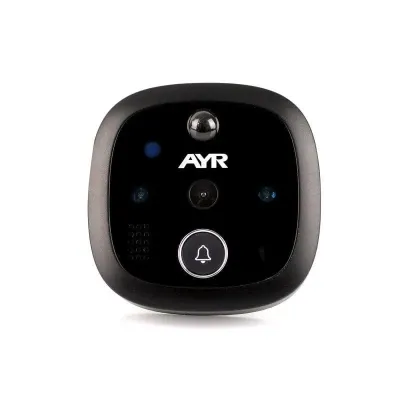 MIRILLA DIGITAL CONNECT WIFI 762 SENSOR MOVIMIENTO NEGRA AYR