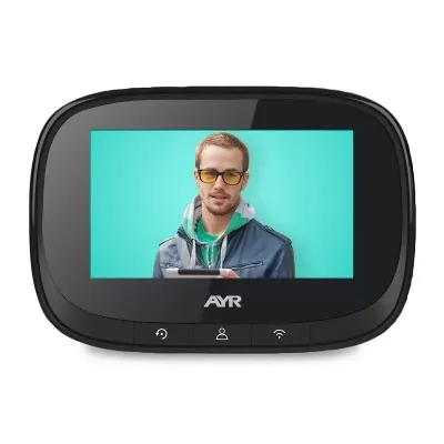 MIRILLA DIGITAL CONNECT WIFI 762 SENSOR MOVIMIENTO NEGRA AYR