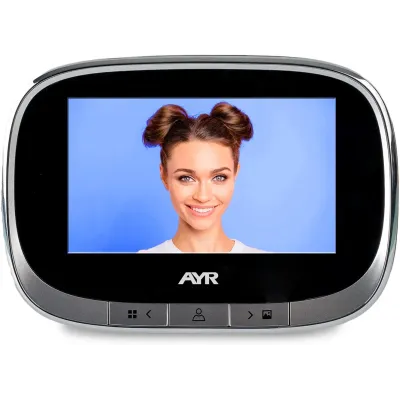 MIRILLA DIGITAL CONNECT WIFI 763 SENSOR MOVIMIENTO CROMO MATE AYR