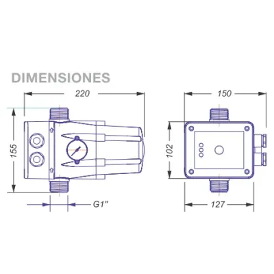 CONTROLADOR PRESION OPTIMATIC 22 24Vca NAUTIC COELBO