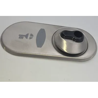 ESCUDO PROTECTOR 425-P + PLACA ACERO INOX CEPILLADO MATE EZCURRA