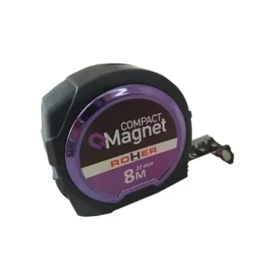 FLEXOMETRO BLACK COMPACT MAGNET EO-111827/8X27MM ROHER