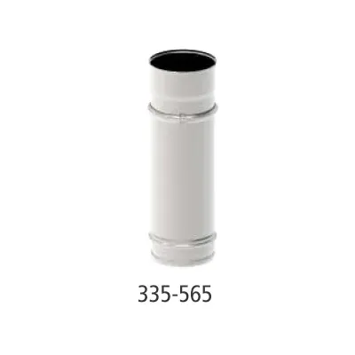 TUBO EXTENSIBLE SIMPLE PARED 150MM X 335-565MM INOX AISI 316L 4014982 ROS