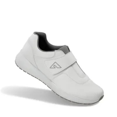ZAPATO SEGURIDAD BARCELONA ER40W VELCRO BLANCO FAL