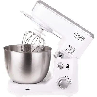 AMASADORA C/BOL INOX AD-4216/1000W/4L BLANCA ADLER